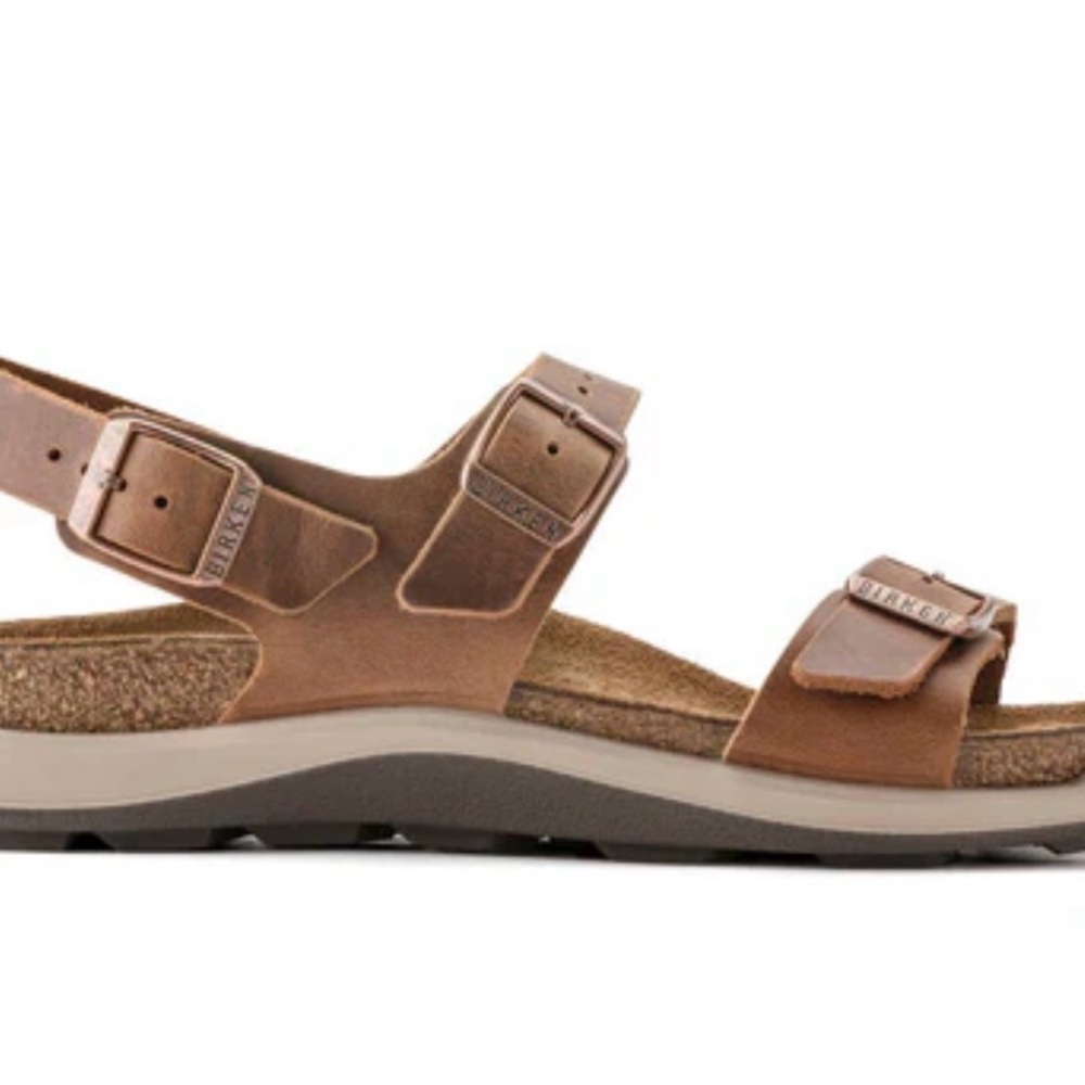 Birkenstock Sonora oiled ginger Brown Two-Strap Adjustable Leather Sandal